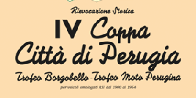 Perugia, tutto pronto per l’edizione 2017 della rievocazione storica “Trofeo Borgobello – Trofeo Moto Perugina”