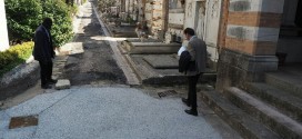 Perugia, inaugurati i lavori di rifacimento della pavimentazione del cimitero monumentale