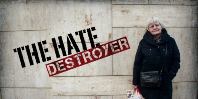 A Perugia la “distruttrice d’odio” famosa in tutto il mondo