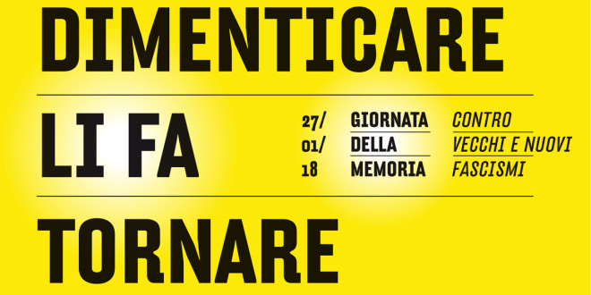 “Giornata della Memoria”, venerdì (26) l’incontro “A 80 anni dalle leggi razziali”