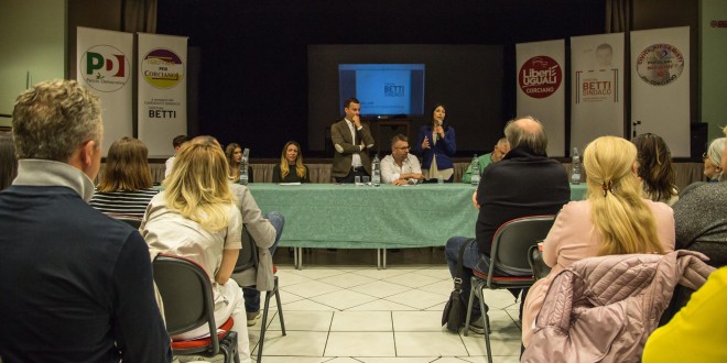 Corciano, presentate ufficialmente le liste a sostegno del candidato sindaco Betti