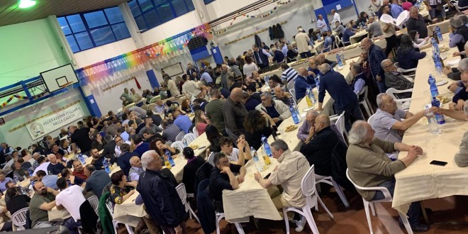 In oltre 650 a cena con Federcaccia Perugia